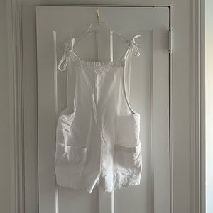 LF White Linen Romper